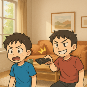 られてしまう文法イラスト